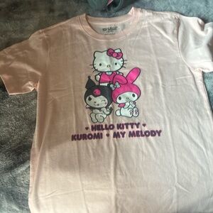 Hello Kitty Light Pink Short Sleeve Tee